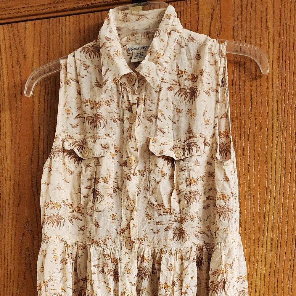 Banana Republic Women's Floral Dress Size-S